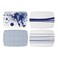 Royal Doulton Pacific Mixed Patterns Cheese Boards 79 BlueWhite Set of 4