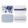 Royal Doulton Pacific Mixed Patterns Cheese Boards 79 BlueWhite Set of 4