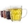Chefcaptain Dimple Stein Beer Mug 20 OZ 4 Pack