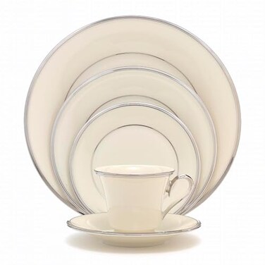 Lenox Solitaire 5Piece Place Setting White