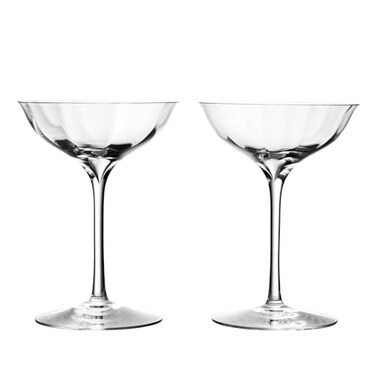 Waterford Elegance Optic Belle Coupe Pair