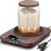 MENGBEI Electric Sourdough Starter Warmer Upgrade Warming Heating Pad Mat for Sour Dough Starter Sourdough Heater Proofing Tool for Home Baking with Thermostat Control Timing Memory Function Wood Grai