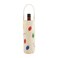 Mud Pie Sequin Wine Bag White 15 x 5