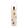 Mud Pie Sequin Wine Bag White 15 x 5