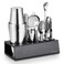 KITESSENSU Boston Shaker Set Mixology Bartender Kit Premium Cocktail Shaker Kit with Stand Professional Home Bar Tools Accessories Martini Shaker Citrus Tools Fine Mesh Strainers Muddler Jigger