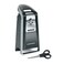 Hamilton Beach Smooth Edge Electric Automatic Can Opener for Kitchen with Easy Push Down Lever Extra Tall Includes Stainless Steel Scissors Black and Chrome 76607