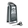 Hamilton Beach Smooth Edge Electric Automatic Can Opener for Kitchen with Easy Push Down Lever Extra Tall Includes Stainless Steel Scissors Black and Chrome 76607