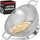 Priority Chef PriorityChef Premium 5Qrt Stainless Steel Colander for Kitchen Durable Rice and Pasta Strainer with Handle RustResistant Dishwasher Safe