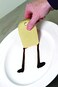 Mercer Culinary Silicone Plain Edge Plating Wedge Light Yellow