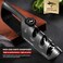 MAD SHARK Knife Sharpener 6 Adjustable Sharpening Angle Coarse Fine Knife Sharpener Tool Handheld Manual Knives Sharpener for Kitchen Knives Pocket Scissors LARGE Black