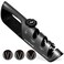 MAD SHARK Knife Sharpener 6 Adjustable Sharpening Angle Coarse Fine Knife Sharpener Tool Handheld Manual Knives Sharpener for Kitchen Knives Pocket Scissors LARGE Black