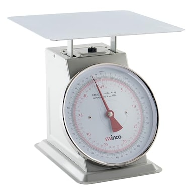 Winco Analog Receiving Scale with Dial 100 Pound 9