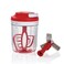 Tupperware Turbo Chef Herb Smart Chopper 730ml 246 OZ Red