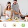 QDGMXIV Vegetable Chopper Manual Food Chopper with Container Hand Pull String Veggie Cutter for Salad Garlic Nut Onion
