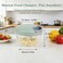 LGURT Garlic Chopper with Container Manual Food Chopper PullString Vegetable Onion Mincer Hand Food Processor Kitchen Cutter for Chili Ginger Herb Seasoning Green 500ml