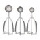 KitchenAid Cookie Dough Scoop Set Set Of 3 Black