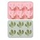 MoldFun 2Pack Cactus Ice Cube Tray Cacti Silicone Mold for DIY Chocolate Candy Gummy Jello Jelly Bakeware Baking Muffin Cupcake Cake Soap Lotion Bar Kitchen Pastry Tools 6Cavity PinkGreen