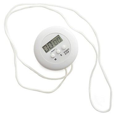 Norpro White Digital Timer On A Rope One Size