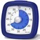 Secura 60Minute Visual Timer Silent Study Timer for Kids and Adults Time Clocks Time Management Countdown Timer for Teaching Navy Blue Navy Blue