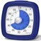 Secura 60Minute Visual Timer Silent Study Timer for Kids and Adults Time Clocks Time Management Countdown Timer for Teaching Navy Blue Navy Blue