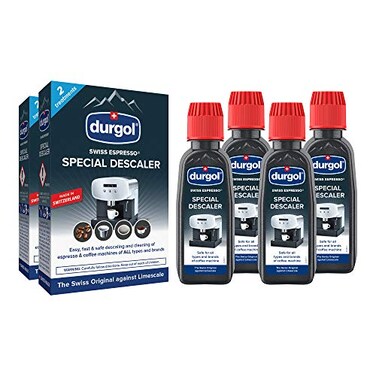Durgol Swiss Espresso Machine DecalcifierDescaler Solution 4 Count