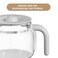 Shonshon 10 Cup Coffee Maker Carafe Replacement Pot Compatible with DCGC01 Overflow Coffee Maker DCF02 DCG01