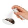 watchget Coffee Bean Dosing Cup Static Reduction Spray Bottle Kit for Espresso Bar Ceramic Single Dose Tray for BrewingTea Barista Accessories Set White