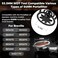 IKAPE Espresso Coffee V3 WDT Tool 54mm Stirrer Distribution Tool Equipped with 10needle Stirrer Adjustable Needle Height Coffee Stirrer with Dosing Funnel Stand