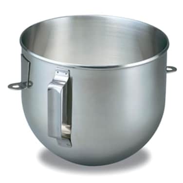 KitchenAid 5 Quart Polished Stainless Steel Bowl with Flat Handle for KitchenAid BowlLift Stand Mixer K5ASBP
