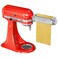 Eascandy Pasta Roller Attachment for KitchenAid Stainless Steel Dough Sheeter Attachment for KitchenAid Stand Mixer 8 Gears Adjustable Thickness