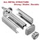 Eascandy Pasta Roller Attachment for KitchenAid Stainless Steel Dough Sheeter Attachment for KitchenAid Stand Mixer 8 Gears Adjustable Thickness