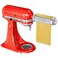 Eascandy Pasta Roller Attachment for KitchenAid Stainless Steel Dough Sheeter Attachment for KitchenAid Stand Mixer 8 Gears Adjustable Thickness