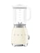 SMEG BLF03 Retro Style Blender 600W Countertop Blender with 48 oz BPAFree Jug 3 Speeds Pulse Ice Crush Smoothie Functions 50sInspired DesignCream