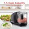 LiebeLecker LiebeLecker Mini Food Processor15 Cup Mini Chopper for Cutting Vegetable GarlicOnion and Meat
