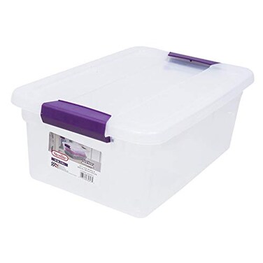 Sterilite 17531712 15Quart Clearview Latch Box 2Pack