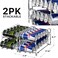 Simple Houseware 2PK Front Loading Tall Skinny Can Dispenser Chrome