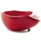 Norpro NOR2176 Plastic Serving Bowl with Strainer Red