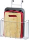 Simple Houseware Over Cabinet Door Organizer Silver