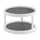 Copco NonSkid Turntable 2Tier 12Inch Durable Easy Clean WhiteGray