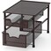 Simple Houseware Stackable 2 Tier Sliding Basket Organizer Drawer Bronze