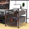 Simple Houseware Stackable 2 Tier Sliding Basket Organizer Drawer Bronze