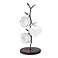 ALLCENER Mug Holder Countertop Mug Tree Coffee Mugs Tea Cup Storage Rack Coffee Counter Bar Accessory Kitchen Organizer Black single row