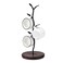 ALLCENER Mug Holder Countertop Mug Tree Coffee Mugs Tea Cup Storage Rack Coffee Counter Bar Accessory Kitchen Organizer Black single row