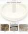 VROOMIUM Paper Towel Holder Countertop Ceramic Base EasytoClean 15 lbs 7 B x 125 H Stable Elegant and Durable Kitchen Roll Stand Chic White