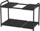 Deco Brothers Under Sink 2 Tier Expandable Shelf Organizer Black