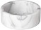 Fox Run White Marble Wine Bottle and Glass Stand 5 x 5 x 2 inches