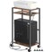 HOOBRO Computer Tower Stand 3Tier PC Tower Stand PC Stand with Charging Station Mobile CPU Stand Fits Most PC Adjustable Shelf for PC Tower Printer Home Office Rustic Brown BF12UCJ01