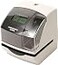COMPUMATIC MP550 Electronic Time Clock and Date Stamp Durable Heavy Duty Construction Customizable Print for Payroll Job Tracking or Form Validation