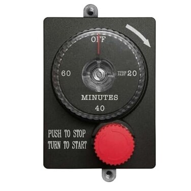 Firegear Mechanical Timer with Emergency ShutOff ESTOP10H 1Hour