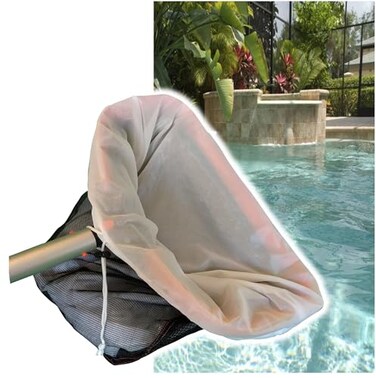 TIDAL PRO Fine Mesh Pool Net Insert Collects Sand Pollen Tree Dust Tiny Bugs Pet Hair Etc Swimming Skimmer Insert Transforms Any Deep Net into Fine Mesh Pool Accessories